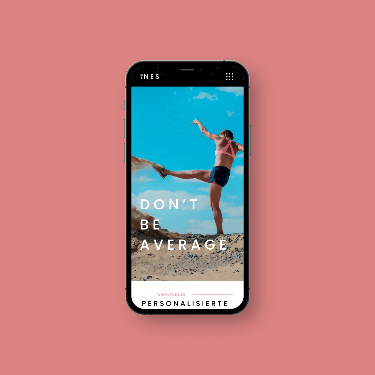 Mobile Nav Mockup