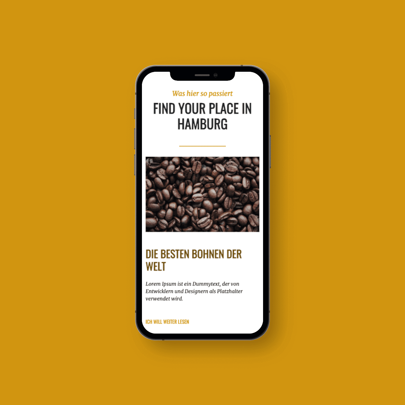 Desktop Website Mockup
