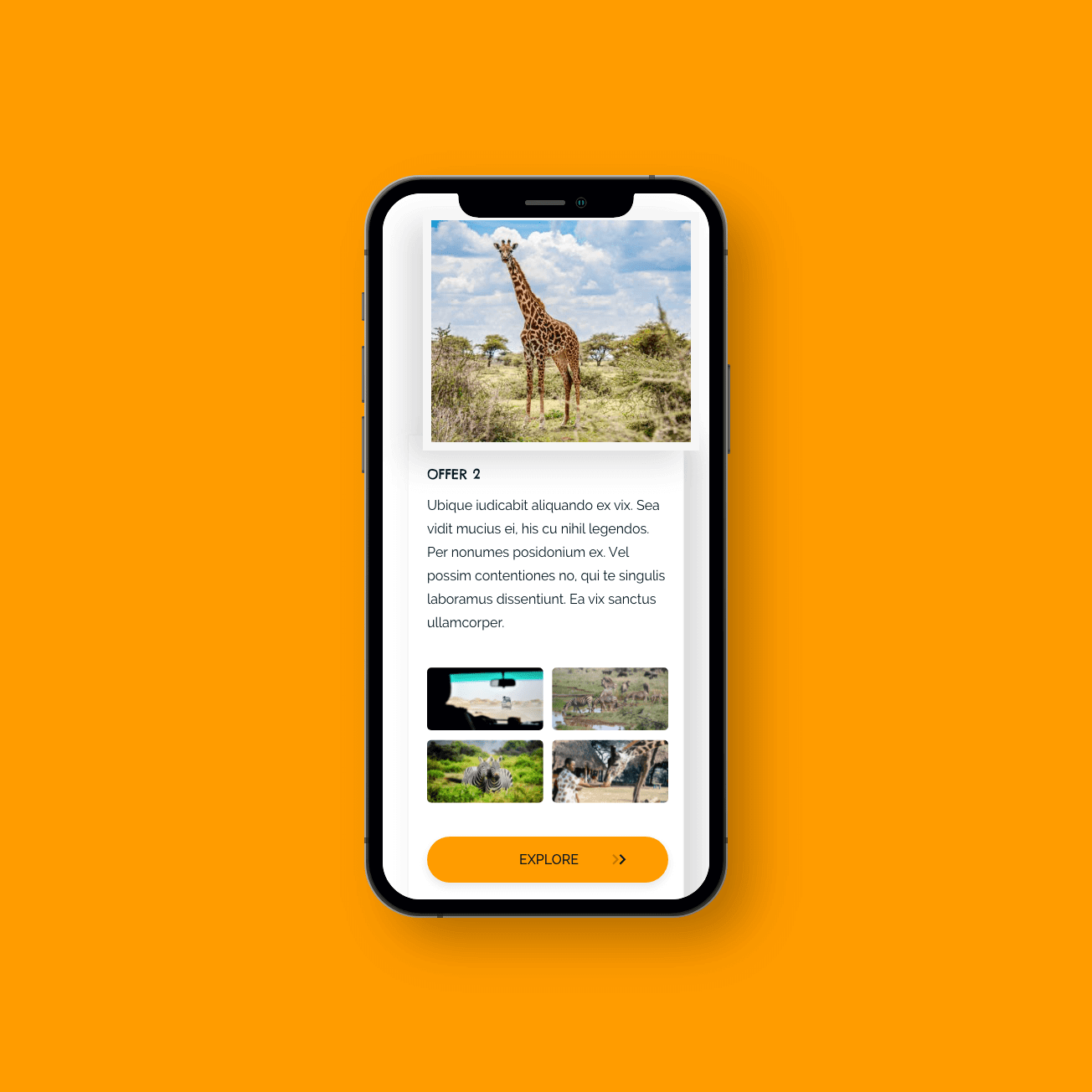Mobile Site Mockup